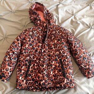 Pink Leopard Print Coat
